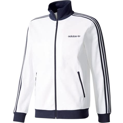 adidas weiße trainingsjackr|Weiss .